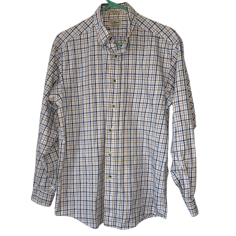 3/$20 L.L. Bean Men's Multi-Color Plaid Button Down Shirt